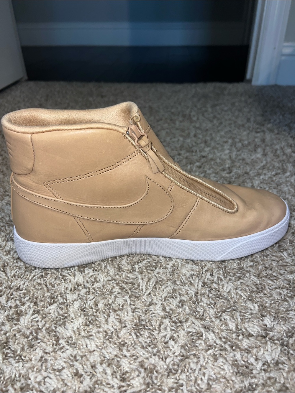 NikeLab BLAZER! Advanced Vachetta in Tan Leather - RARE! Men’s Size 10 - Picture 9 of 14